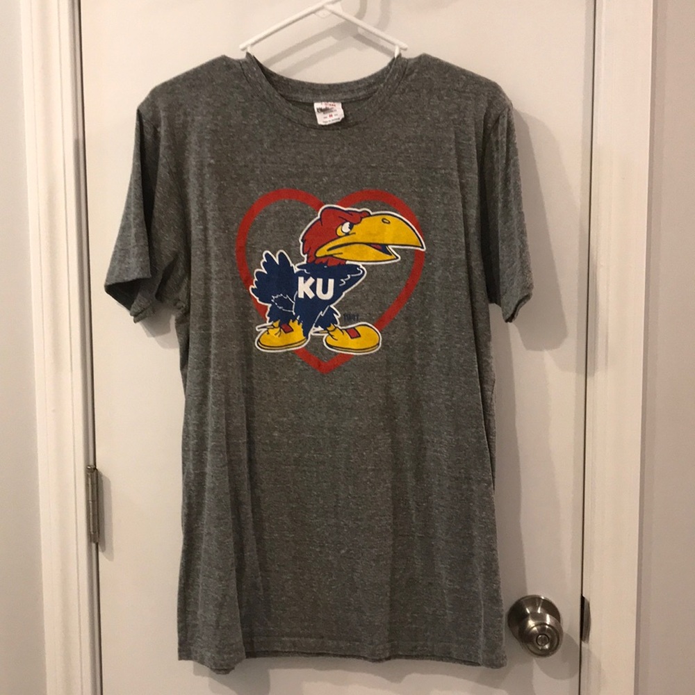 Vintage Charlie Hustle Kansas University T